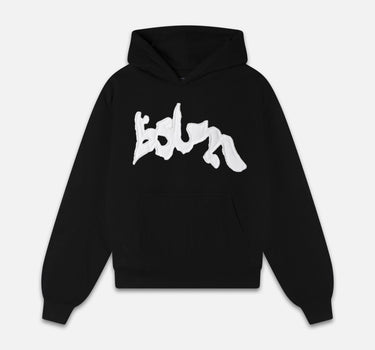 PATCHED HOODIE BLACK