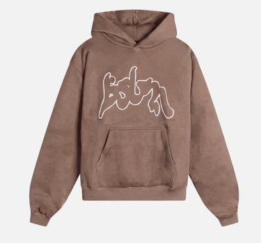 OUTLINED HOODIE TAUPE