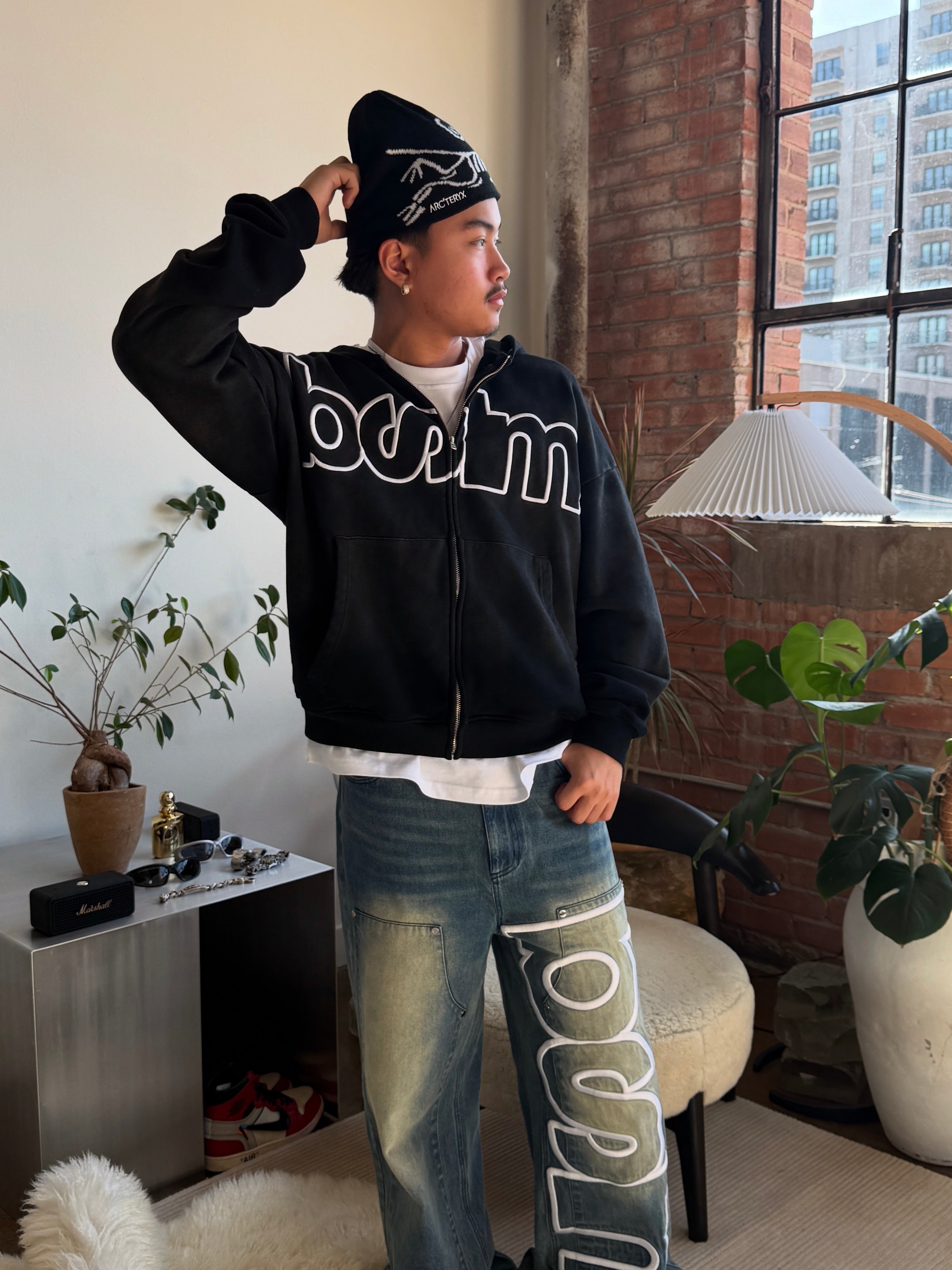 Bslm PATCHED SWEATPANTS GRAY – BSLM Clothing