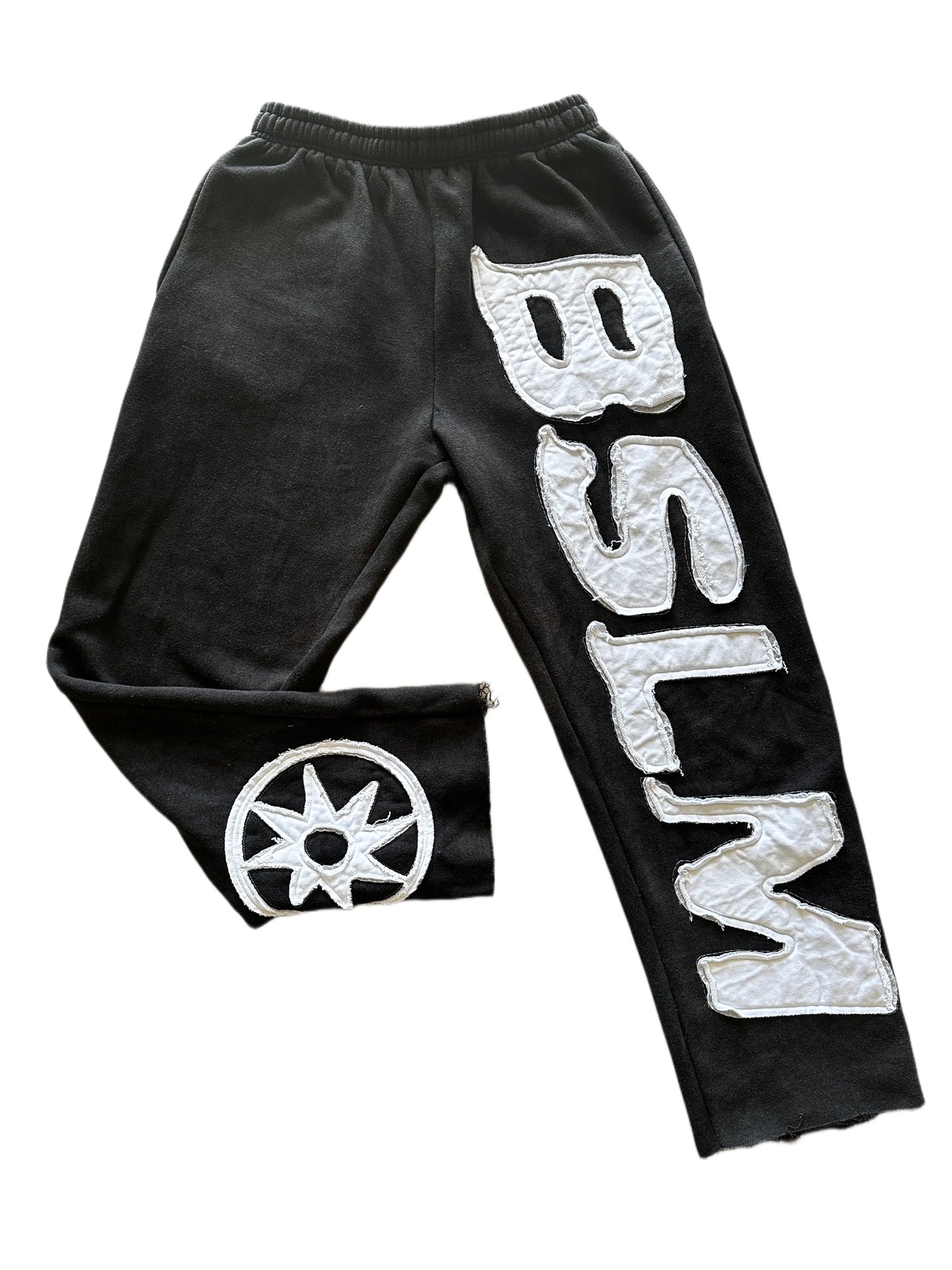 PATCHED SWEATPANTS (BLACK)