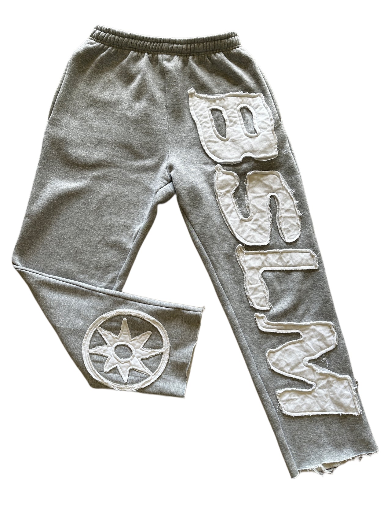 PATCHED SWEATPANTS (GRAY)