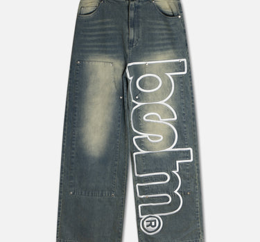 BAGGY DENIM PANTS BLUE
