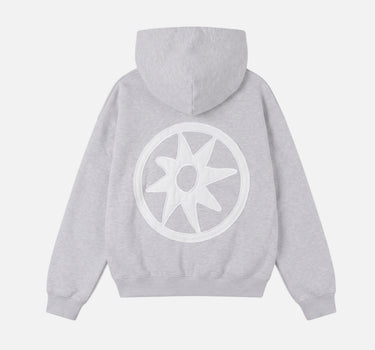 PATCHED HOODIE CONCRETE