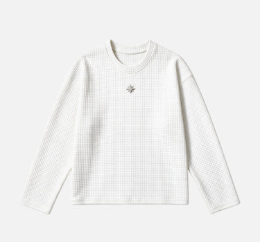 BLANKED KNIT CHALK