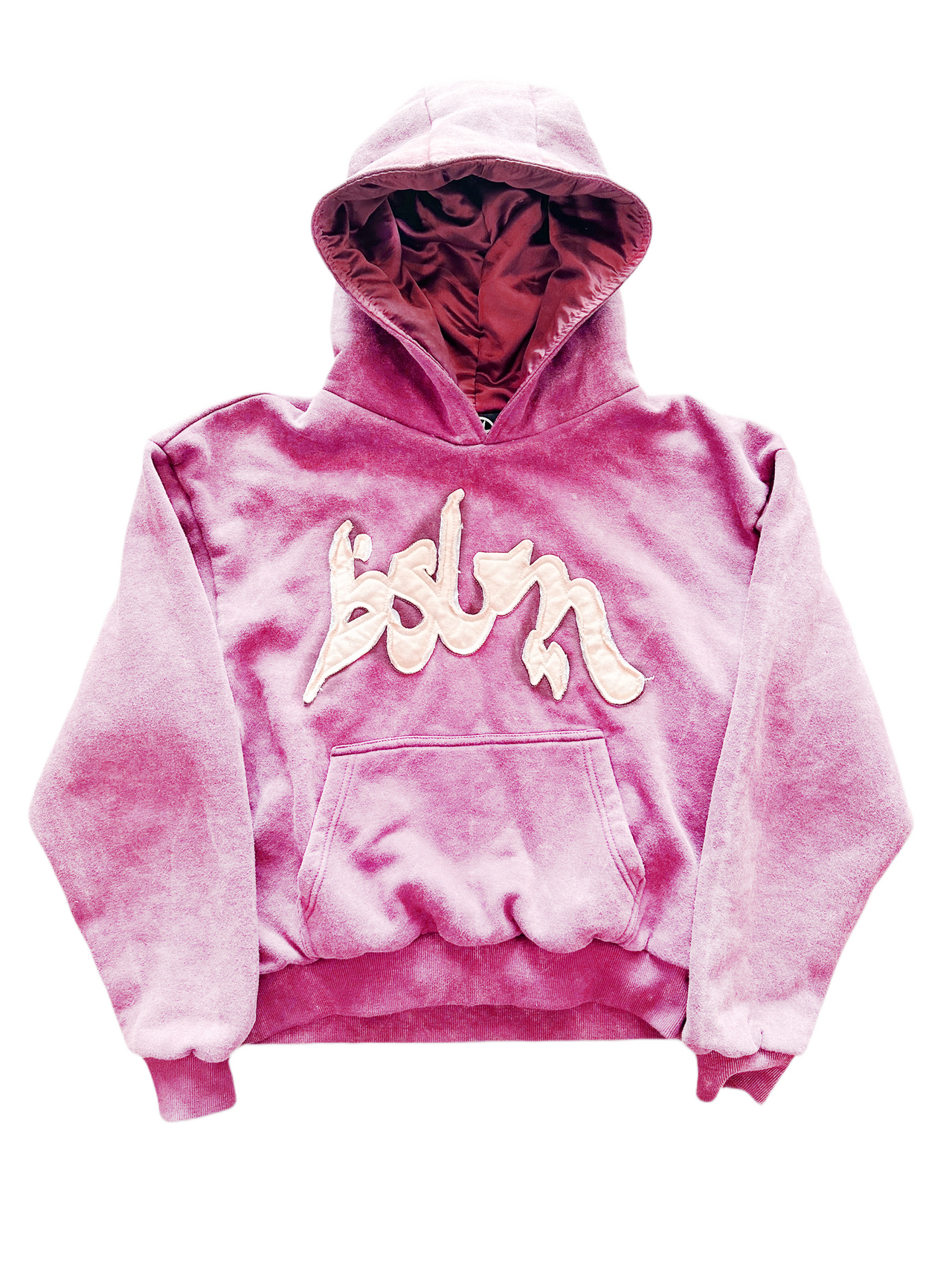 PATCHED HOODIE (PINK)