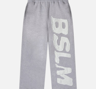 PATCHED SWEATPANTS CONCRETE