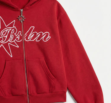 REVAMPED ZIP-UP BURGUNDY