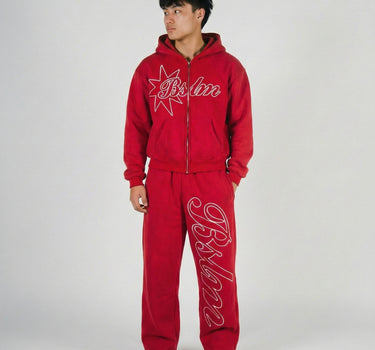 REVAMPED ZIP-UP BURGUNDY