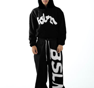 PATCHED HOODIE BLACK