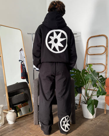 Bslm BSLM Patched Hoodie Charcoal | Heavyweight Streetwear – BSLM Clothing
