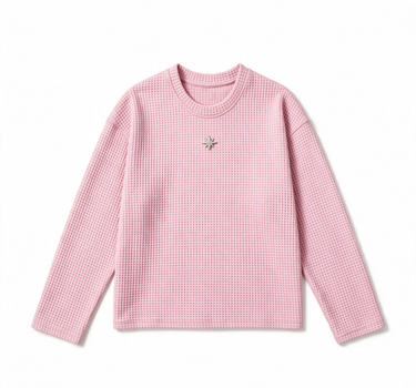BLANKED KNIT ROSE