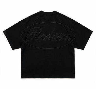 BLANKED TEE CHARCOAL