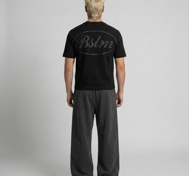 BLANKED TEE CHARCOAL
