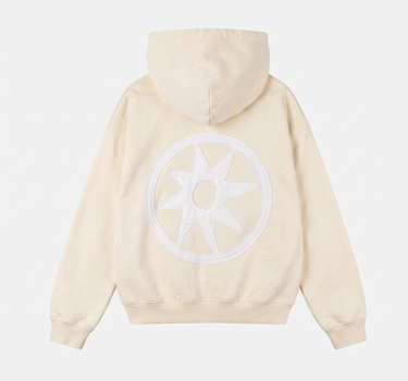 PATCHED HOODIE IVORY