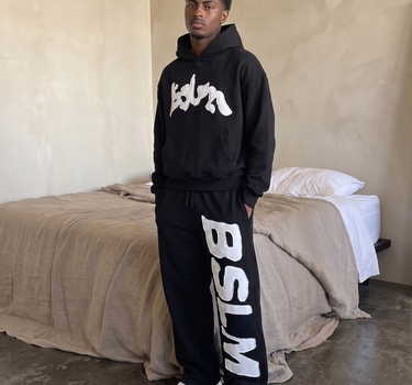 PATCHED HOODIE CHARCOAL