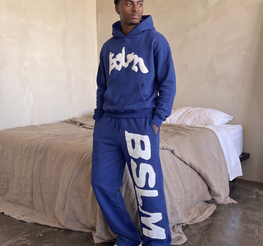 PATCHED HOODIE NAVY