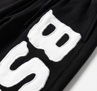 PATCHED SWEATPANTS CHARCOAL