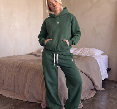 BLANKED SWEATPANTS FOREST