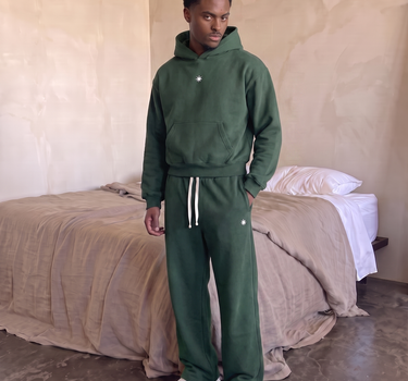 BLANKED HOODIE FOREST