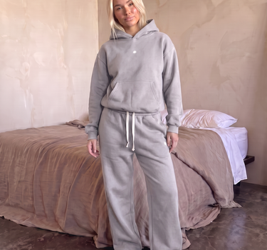 BLANKED SWEATPANTS CONCRETE