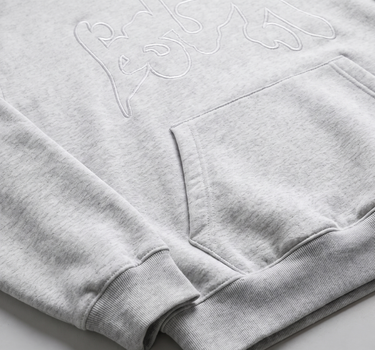 OUTLINED HOODIE ASH