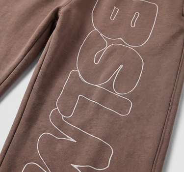 OUTLINED SWEATPANTS TAUPE