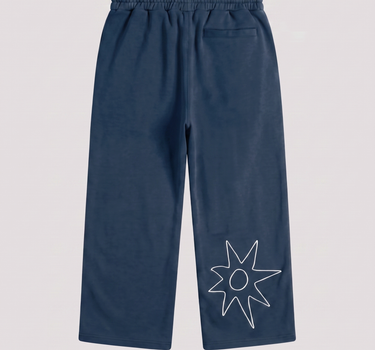 OUTLINED SWEATPANTS NAVY
